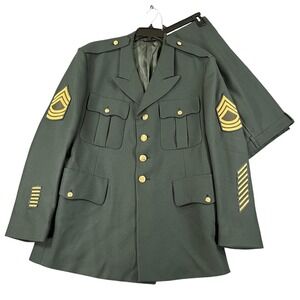 Bremen-Bowdon Military Dress Suit Mens 44R 36x28 Gold Eagle Buttons Formal Wear